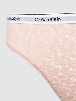 Stringi z nadrukiem Calvin Klein Underwear