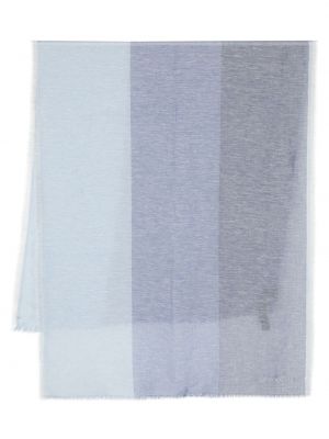 Schal mit stickerei Emporio Armani blau