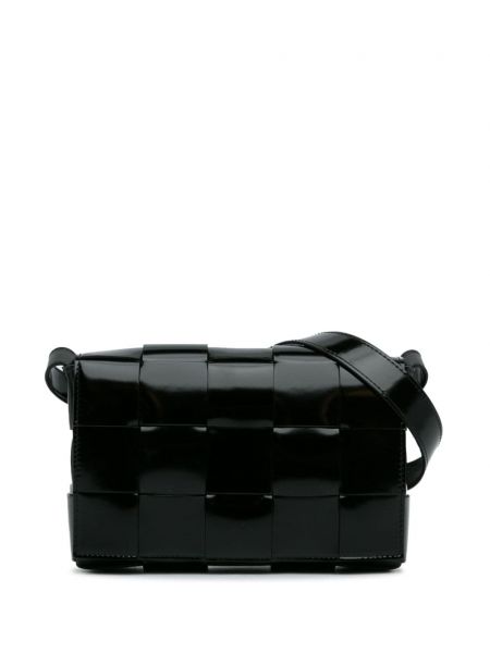Crossbody torbica Bottega Veneta Pre-owned črna