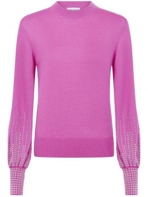 Vilnas džemperis Rabanne rozā