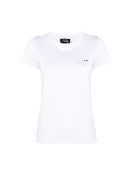 T-shirt A.p.c., biały