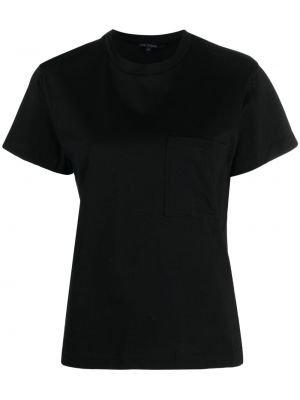 Kokvilnas t-krekls ar kabatām Sofie D'hoore melns