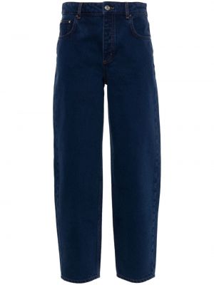 Straight fit džíny s vysokým pasem Claudie Pierlot modré