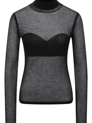 Пуловер из вискозы Nina Ricci черный