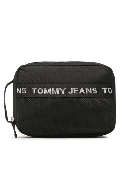 Найлонови чанта Tommy Jeans черно