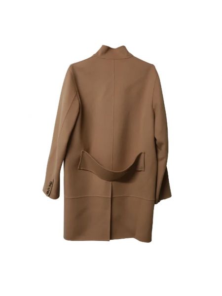 Abrigo de lana retro Valentino Vintage marrón