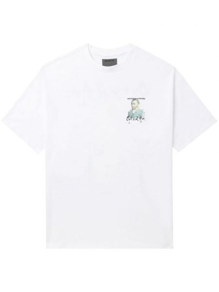 Βαμβακερή μπλούζα με σχέδιο Musium Div. λευκό