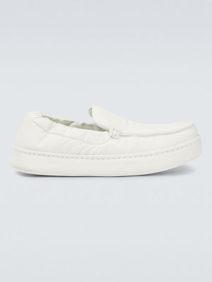 Pantofi loafer din piele Zegna alb