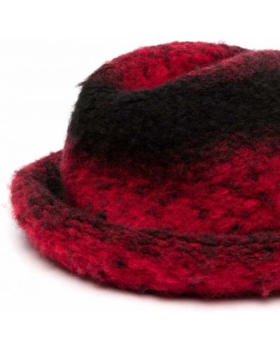 Sombrero de punto Paul Smith rojo