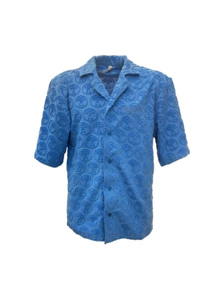 Koszula Moschino niebieska