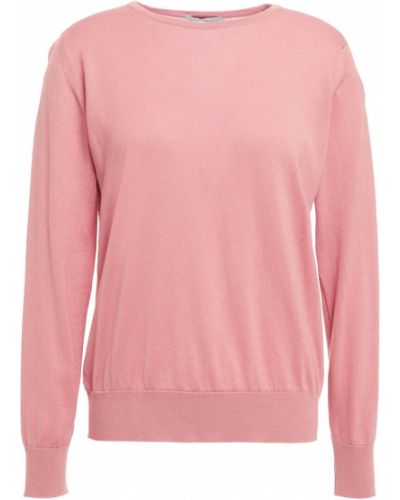 Бавовняний светр John Smedley, рожевий