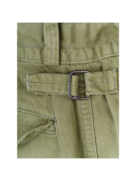 Pantalones rectos de algodón Polo Ralph Lauren verde
