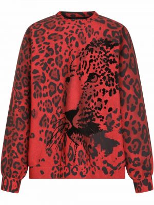 Sweatshirt mit print mit leopardenmuster Dolce & Gabbana