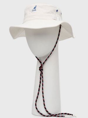 Памучна шапка с козирки Kangol бяло