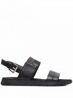 Slingback sandaler med reim Geox svart