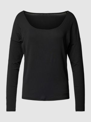 Czarna bluzka z długim rękawem Calvin Klein Underwear