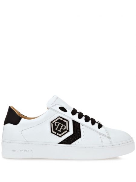 Deri sneaker Philipp Plein beyaz