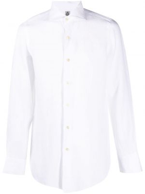 Lanena košulja Finamore 1925 Napoli bijela