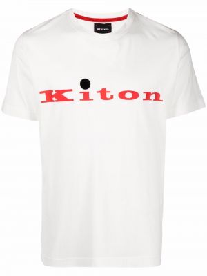 T-shirt z printem Kiton