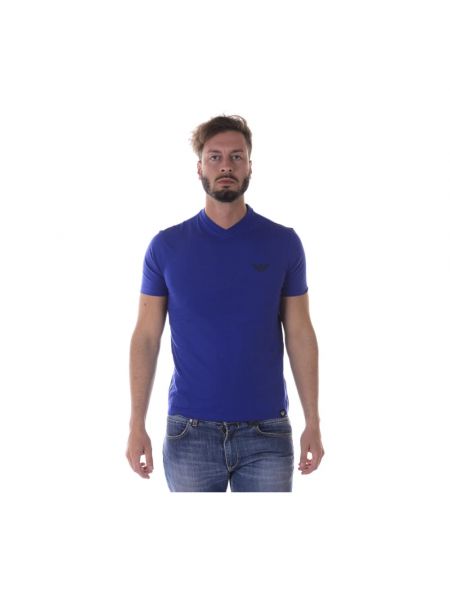 Koszulka Armani Jeans niebieska