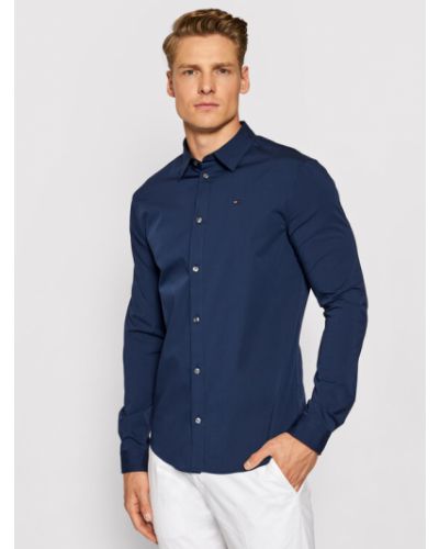 Camicia jeans slim fit Tommy Jeans blu