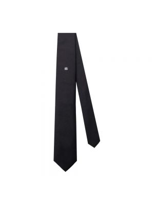 Corbata de seda Dolce & Gabbana negro