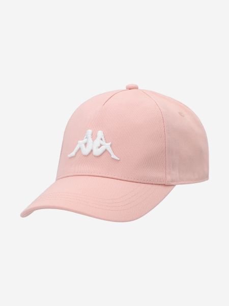 Бавовняна кепка Kappa рожева