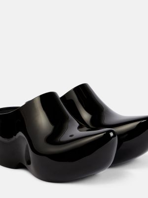 Papuci de casă fără toc cu platformă oversize Balenciaga - negru