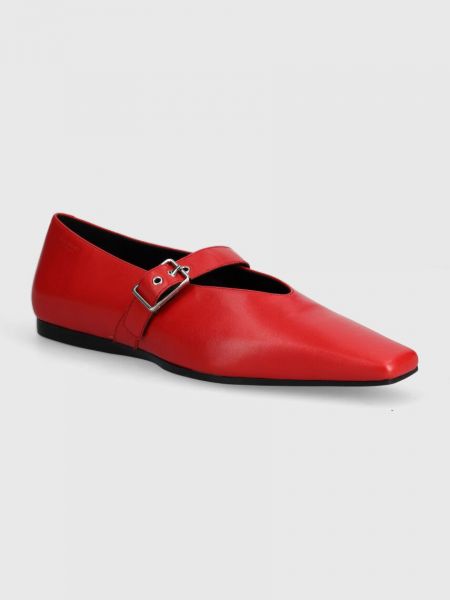 Usnjene balerinke Vagabond Shoemakers rdeča