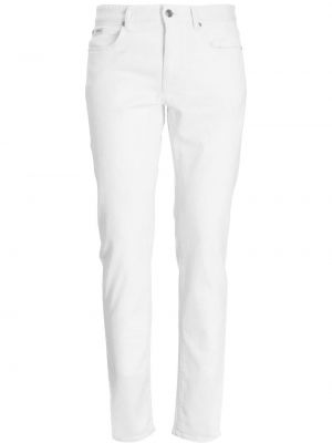 Smal skinny fit-jeans Zegna vit