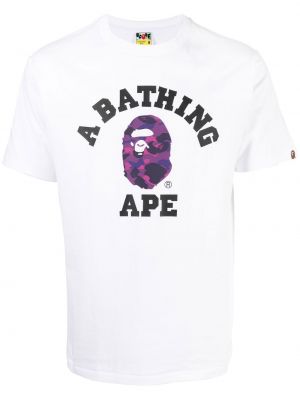 T-skjorte A Bathing Ape® hvit