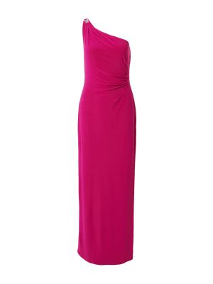 Вечерна рокля slim Lauren Ralph Lauren розово