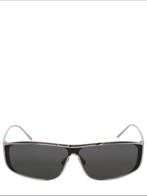 Okulary przeciwsłoneczne Saint Laurent srebrne