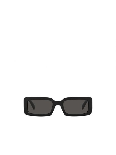 Okulary przeciwsłoneczne w geometryczne wzory Dolce And Gabbana czarne