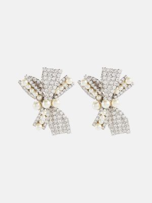Σκουλαρίκια με μαργαριτάρια με πετραδάκια Jennifer Behr