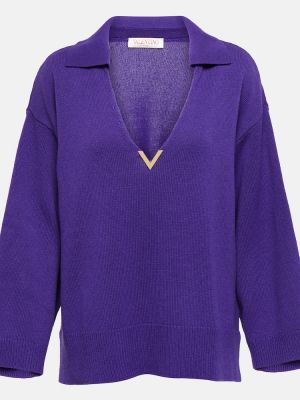 Kašmyro megztinis Valentino violetinė