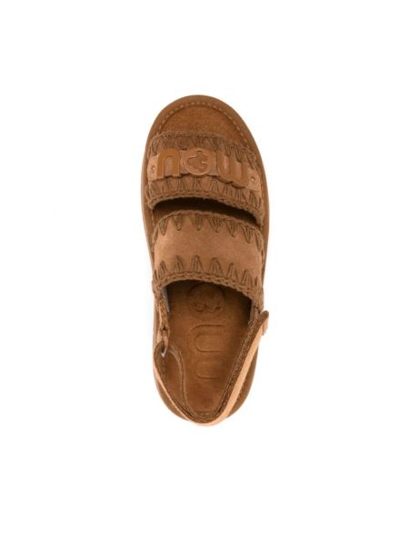 Sandalias sin tacón Mou marrón
