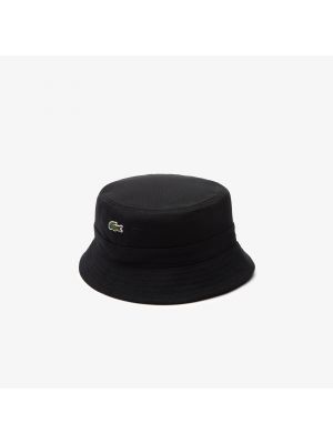 Czarny kapelusz Lacoste