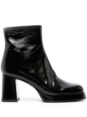 Kožené kotníkové boty Chie Mihara černé