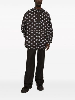 Jacke mit kapuze mit print Dolce & Gabbana