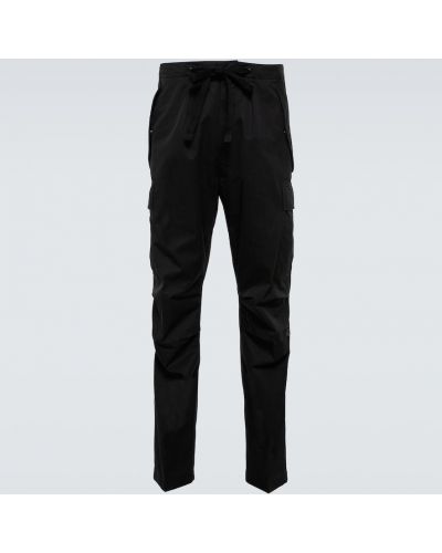 Bavlněné cargo kalhoty Tom Ford černé