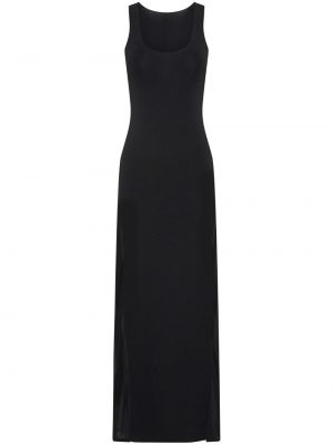 Průsvitné dlouhé šaty s přechodem barev Dion Lee černé