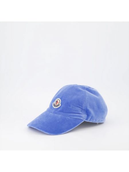 Gorra de terciopelo‏‏‎ Moncler azul