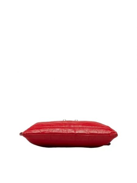 Bolso clutch de cuero retro Balenciaga Vintage rojo