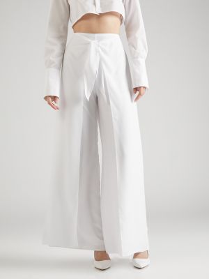 Широки панталони тип „марлен“ Lauren Ralph Lauren бяло