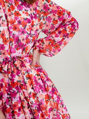 Платье с длинным рукавом Gina Bacconi розовое