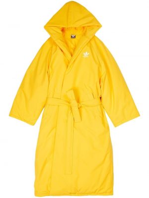 Płaszcz z nadrukiem Balenciaga żółty