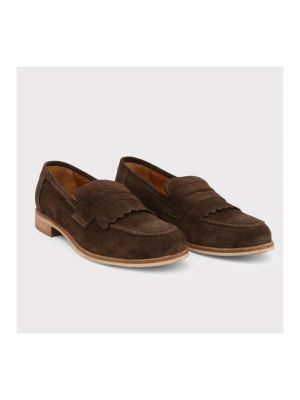 Loafers con flecos de ante Made In Italia marrón