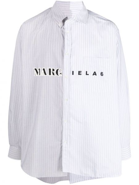Риза с копчета с принт Mm6 Maison Margiela