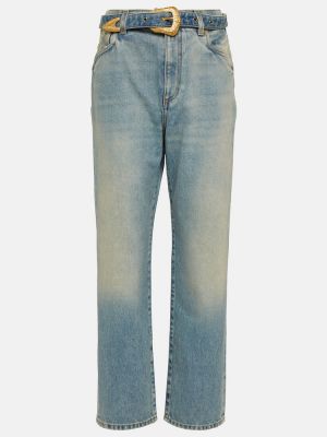 Straight leg jeans Balmain blu